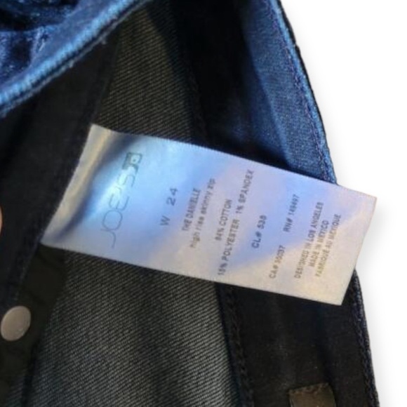 Joe's Jeans Who Wore What Denim The Danielle High Rise Skinny Size 24 - Picture 5 of 6